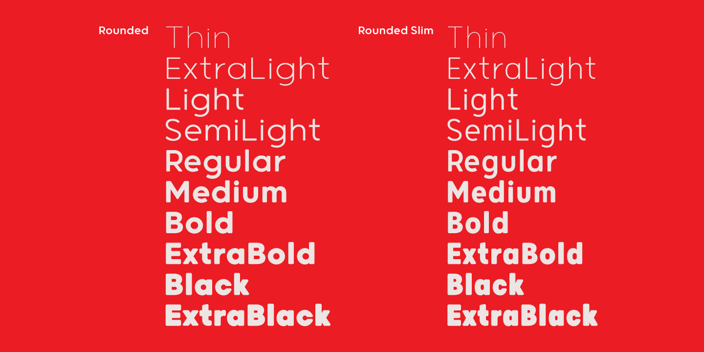 Пример шрифта Grold Rounded Slim Extra Bold